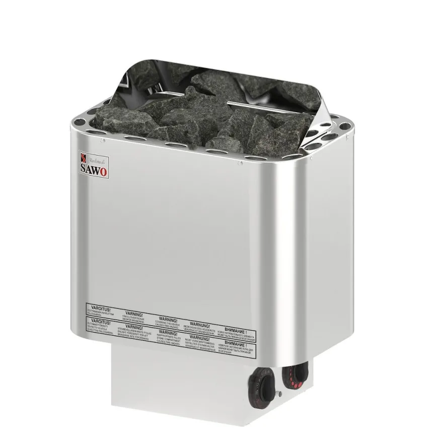 Sähkökiuas SAWO Nordex Classic, 8kW, 7-14m³, kiinteä ohjauskeskus