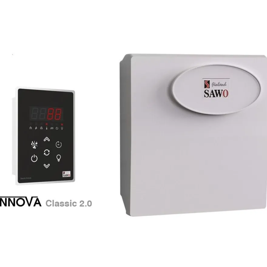 Sähkökiuas SAWO Super Savonia V12, 24kW, 26-42m³, erillinen ohjauskeskus