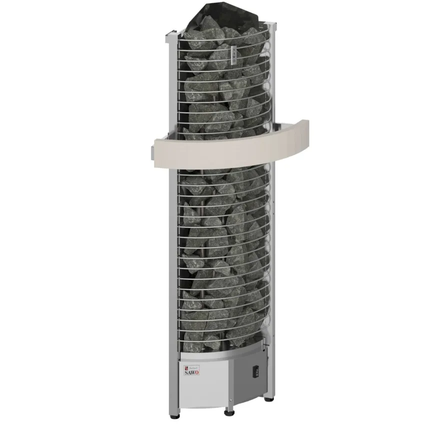 Sähkökiuas SAWO Tower Corner Ni2, 4.5kW, 3-6m³, erillinen ohjaus