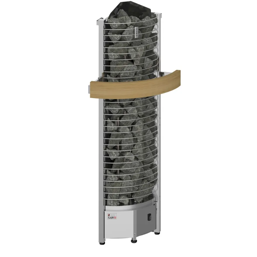 Sähkökiuas SAWO Tower Corner Ni2, 4.5kW, 3-6m³, erillinen ohjaus