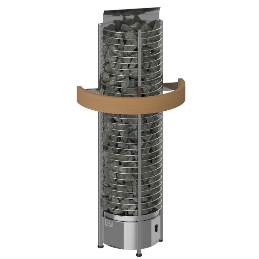 Sähkökiuas SAWO Tower Wall Ni2, 6kW, 5-8m³, erillinen ohjaus