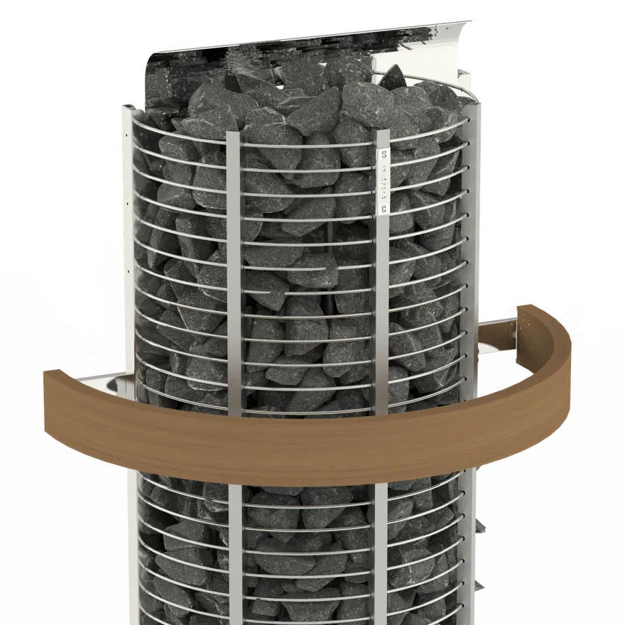 Sähkökiuas SAWO Wall Tower, 9kW, 8-15m³, kiinteä ohjauskeskus