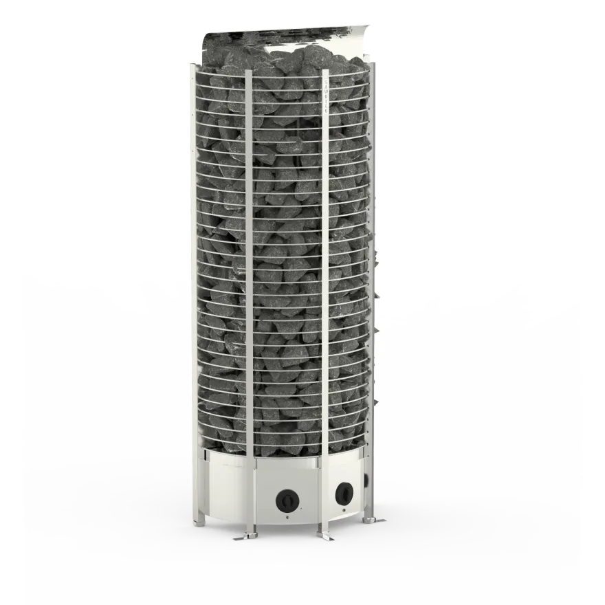 Sähkökiuas SAWO Wall Tower, 9kW, 8-15m³, kiinteä ohjauskeskus
