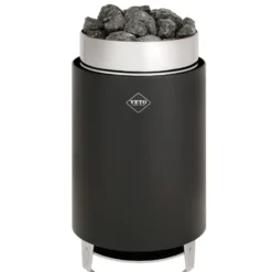 Sähkökiuas VETO SK15, 15kW, 14-24m³, erillinen ohjaus, musta