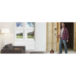 Sähköpatteri Purmo Yali Comfort, 300 x 800 mm, 500W, kiinteä, öljytäytteinen
