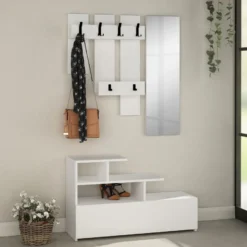 Säilytyskokonaisuus eteiseen Linento Furniture Vesty, eri värejä