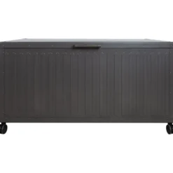 Säilytyslaatikko Home4You Mirador, 130x60,4x80cm, tummanharmaa