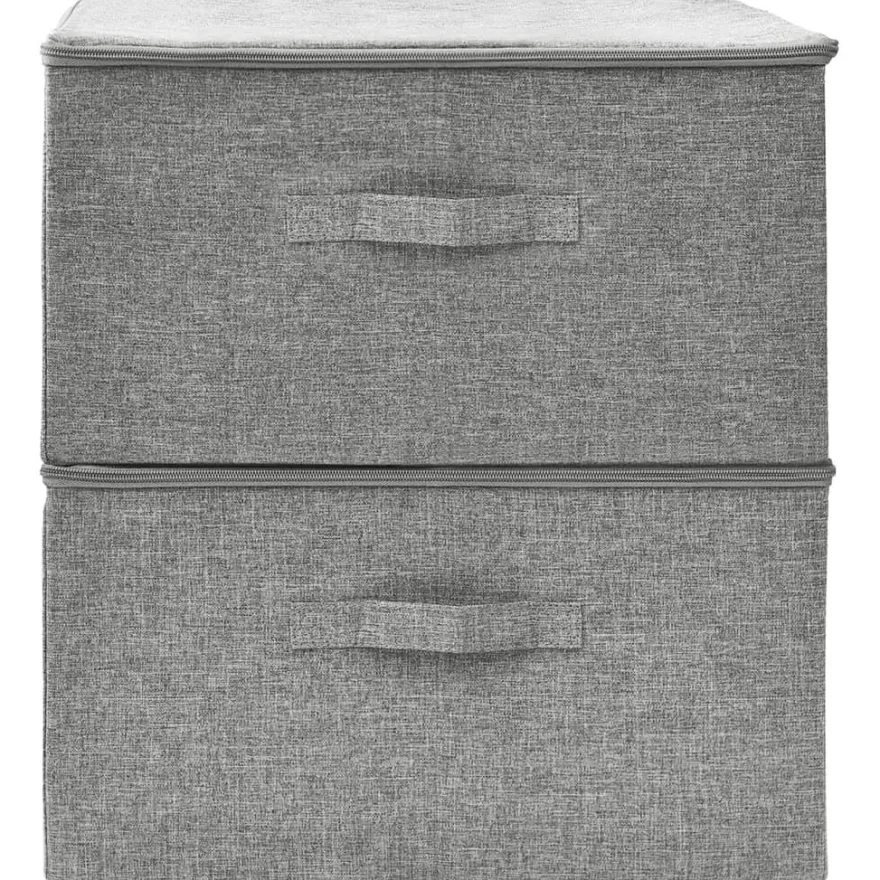 Säilytyslaatikot 2kpl, 43x34x23cm, kangas, eri värejä