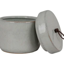 Säilytyspurkki House Nordic Jar, ø10.5x10cm, keramiikka, harmaa