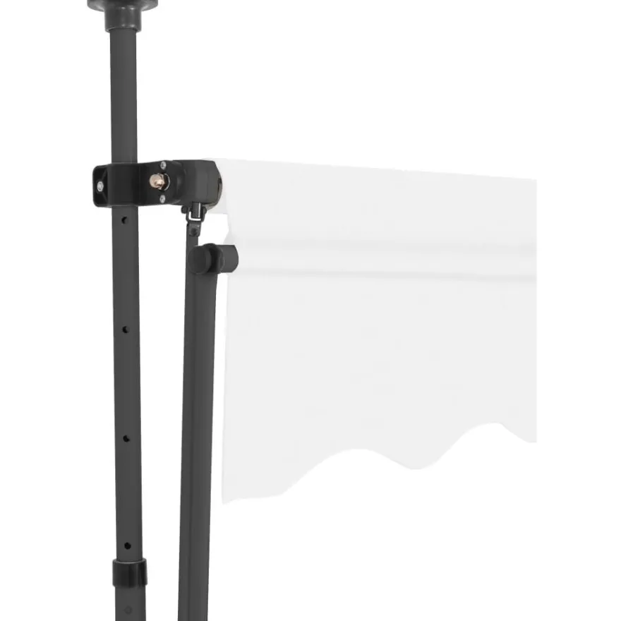 Sisäänkelattava markiisi ledillä 250 cm kerma