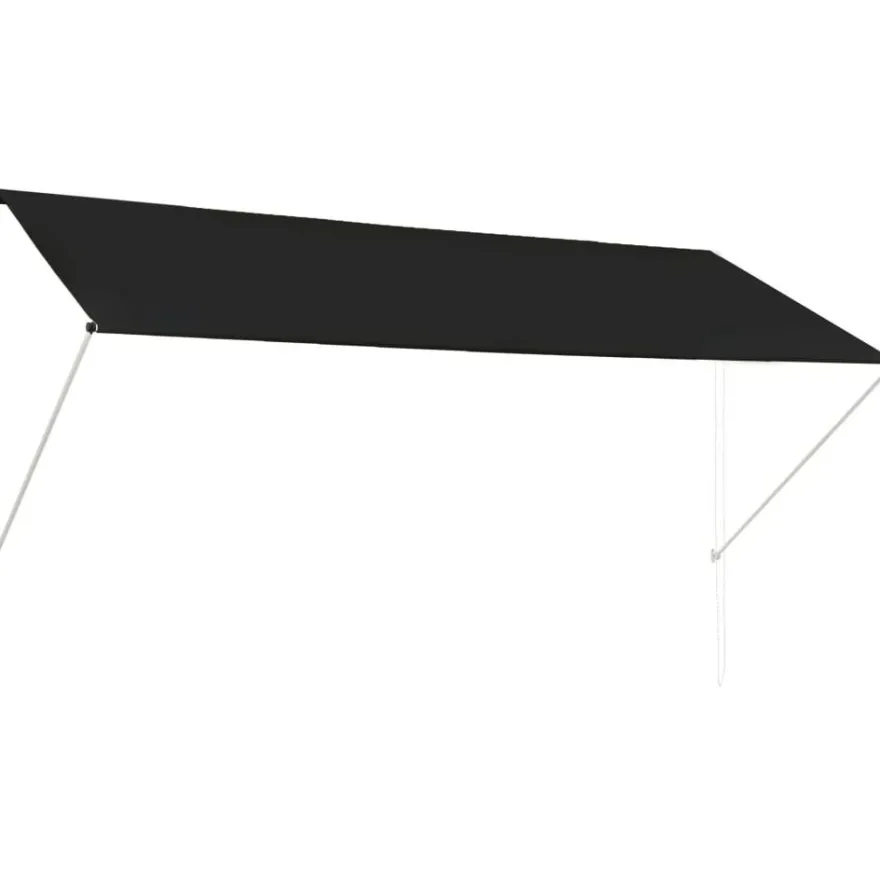 Sisäänkelattava markiisi 300x150 cm antrasiitti
