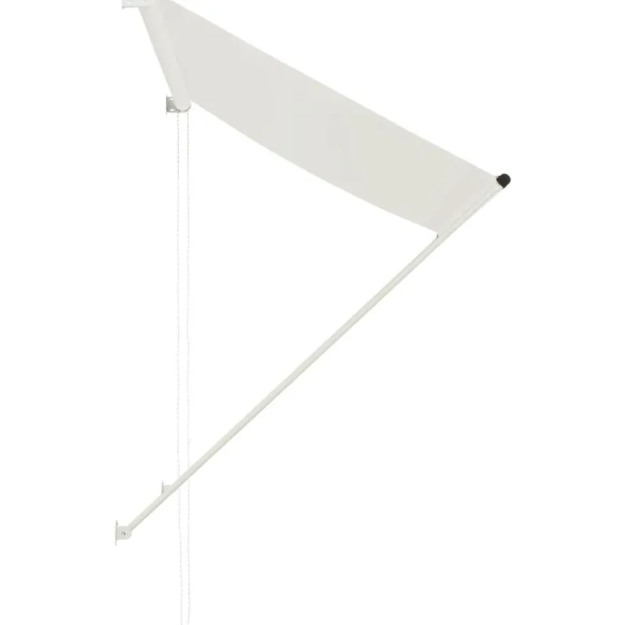 Sisäänkelattava markiisi 150x150 cm kerma