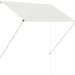 Sisäänkelattava markiisi 150x150 cm kerma