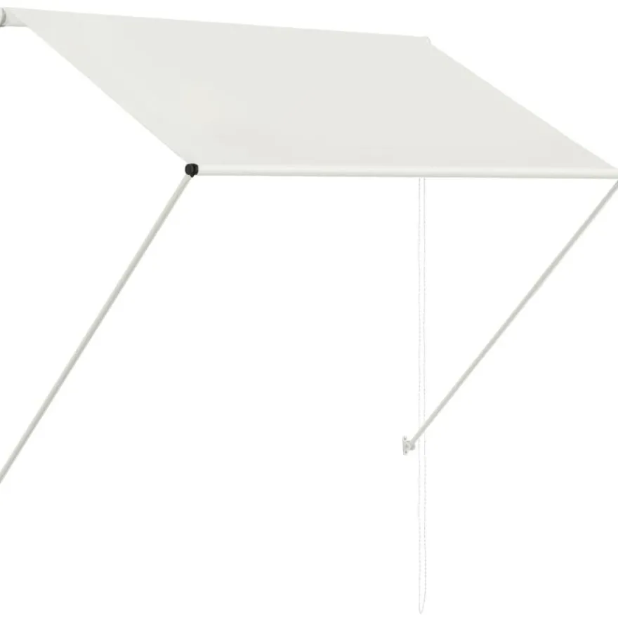Sisäänkelattava markiisi 150x150 cm kerma