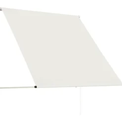 Sisäänkelattava markiisi 150x150 cm kerma