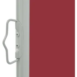 Sisäänvedettävä terassin sivumarkiisi 80x300 cm punainen