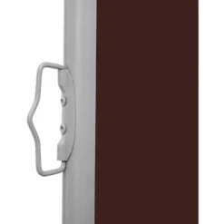 Sisäänvedettävä terassin sivumarkiisi 600x160 cm ruskea