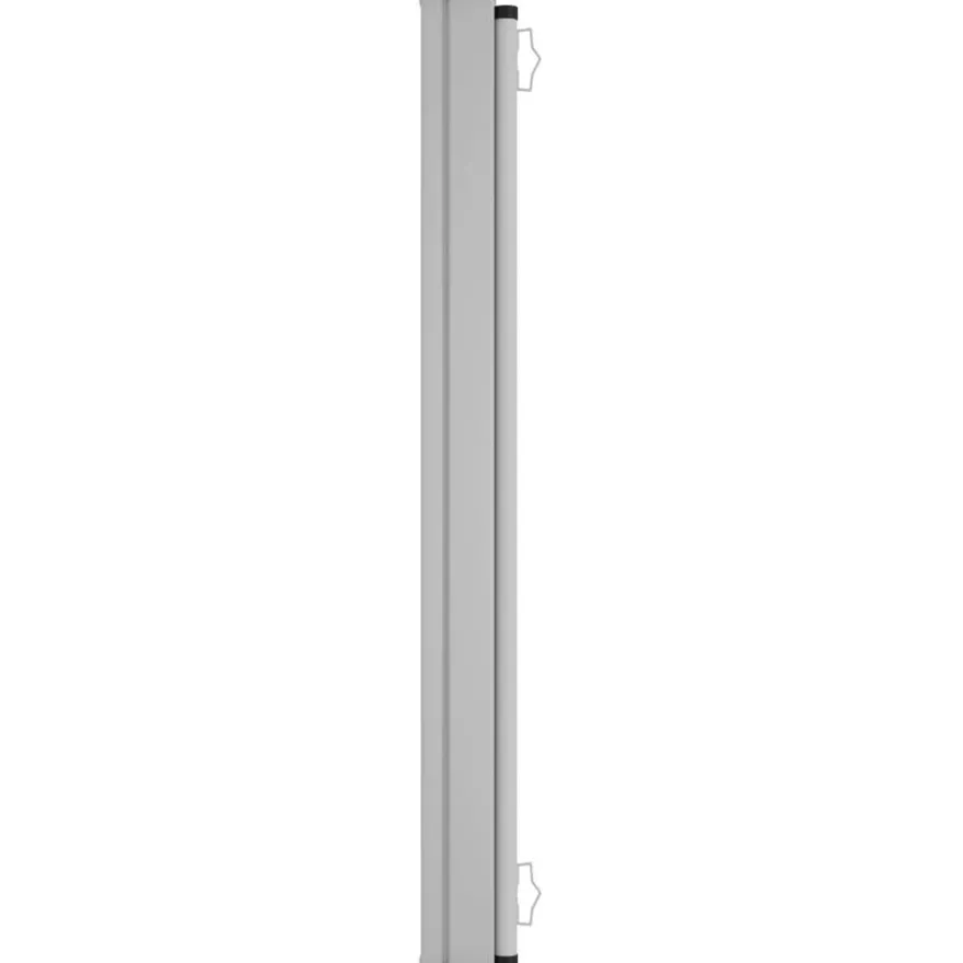 Sisäänvedettävä terassin sivumarkiisi 600x160 cm ruskea