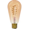 Sisustuslamppu Airam SmartHome ST64 Edison, 4.9W, E27, 350lm, 1800-3000K, amber
