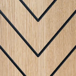 Sisustuslevy Maler Louvre Chevron, 12x616x616mm, mdf, ympäripontattu, eri värejä