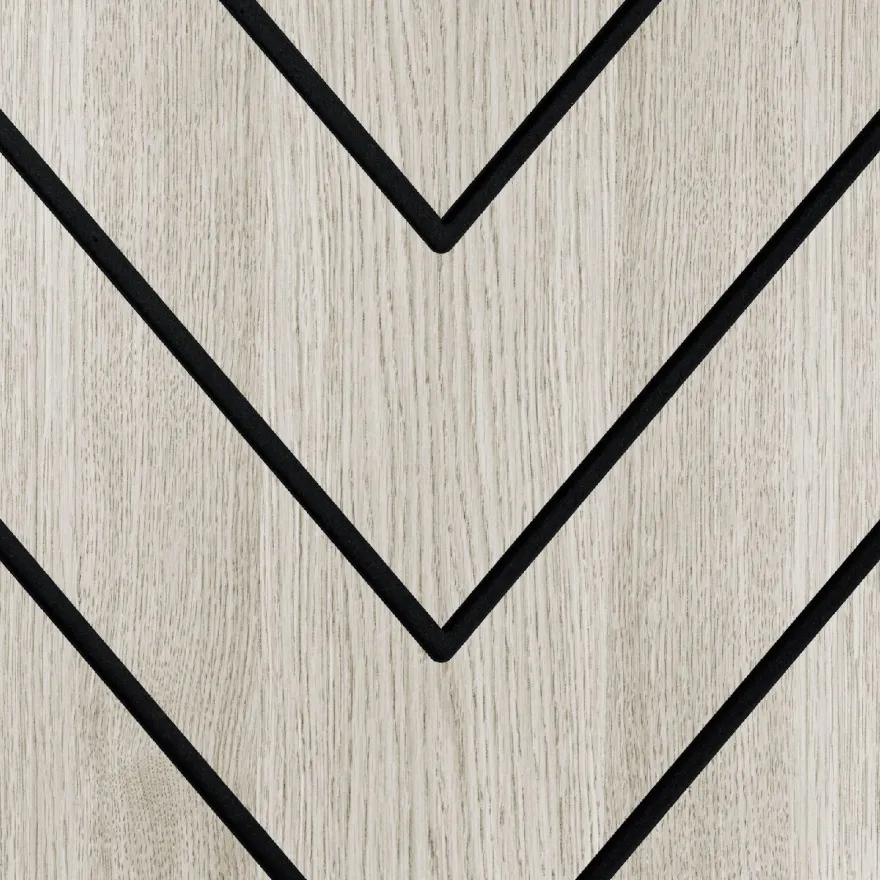 Sisustuslevy Maler Louvre Chevron, 12x616x616mm, mdf, ympäripontattu, eri värejä