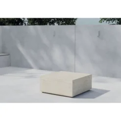 Sivupöytä ulos Venture Home Lissabon, 80x80x35 cm beige
