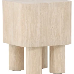 Sivupöytä Venture Home Klirou, 40x40cm, beige