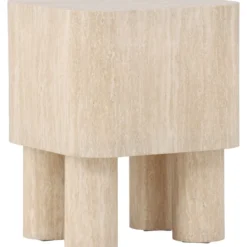 Sivupöytä Venture Home Klirou, 40x40cm, beige