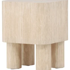 Sivupöytä Venture Home Klirou, 40x40cm, beige