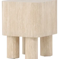 Sivupöytä Venture Home Klirou, 40x40cm, beige