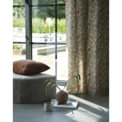 Sivuverho Svanefors Theo, 135x260cm, 2kpl/pkt, beige