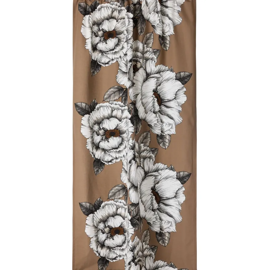 Sivuverho Vallila Alma, mokka, 140x250 cm