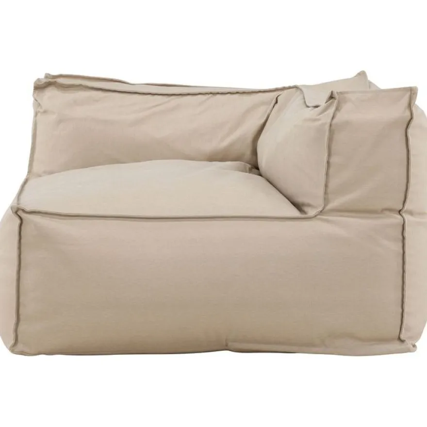 Säkkituolisohvan kulma-osa Venture Home Rambo, beige