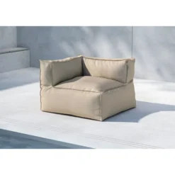 Säkkituolisohvan kulma-osa Venture Home Rambo, beige