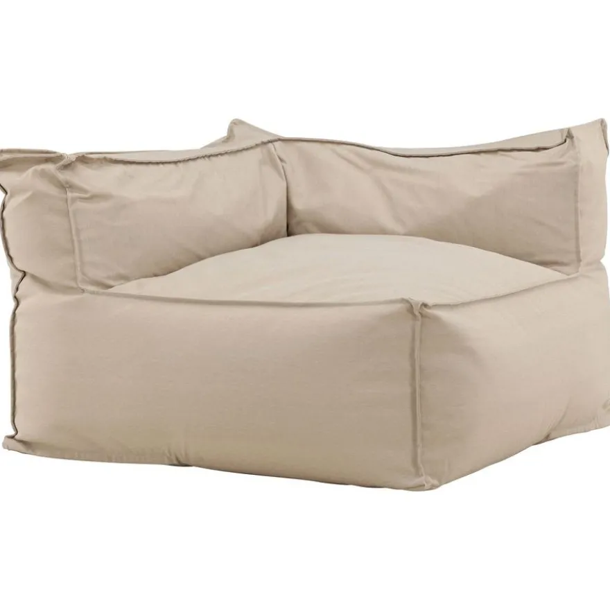 Säkkituolisohvan kulma-osa Venture Home Rambo, beige