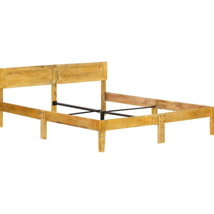 Sängynrunko 180 cm täysi mangopuu