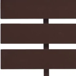 Sängynrunko tummanruskea täysi mänty 90x200cm