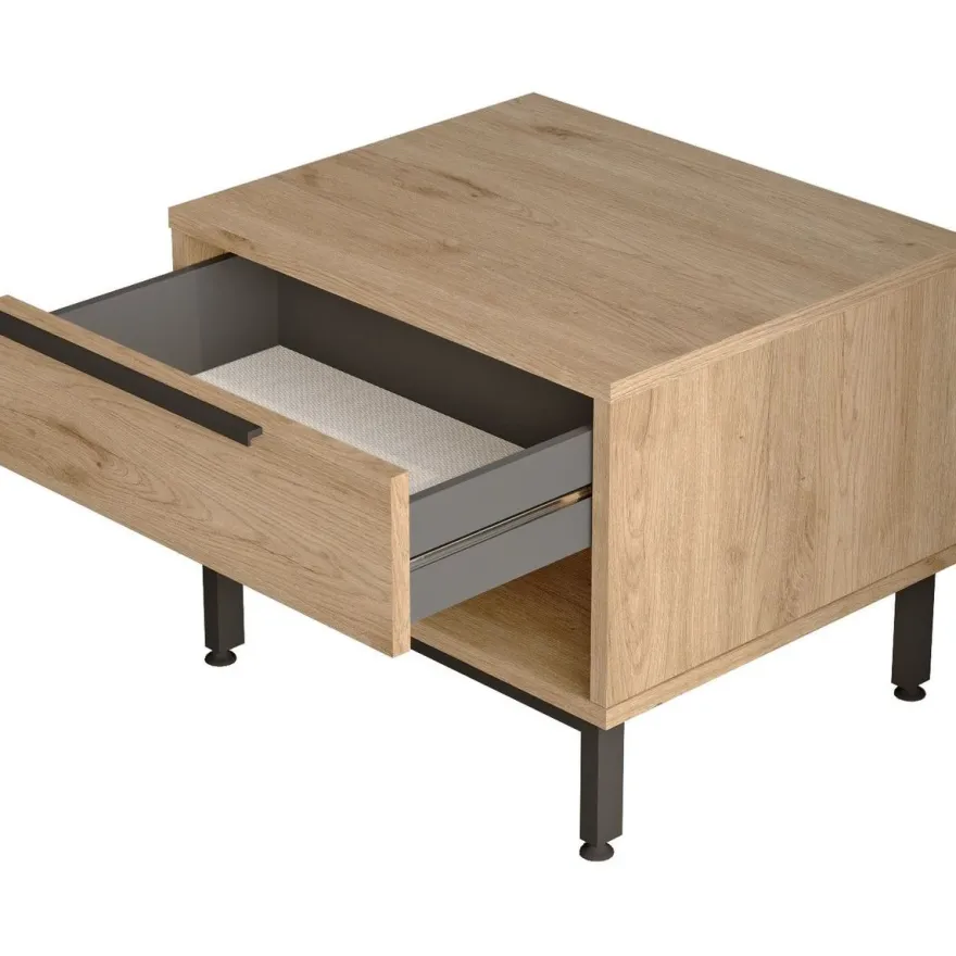 Sängynrunko + yöpöytä Linento Furniture ON22