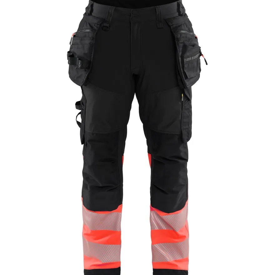 Softshell-riipputaskuhousut Blåkläder 1821 Highvis, polvisuojataskuilla