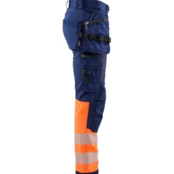 Softshell-riipputaskuhousut Blåkläder 1821 Highvis, polvisuojataskuilla