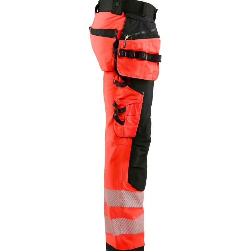 Softshell-riipputaskuhousut Blåkläder 1820 Highvis, polvisuojataskuilla