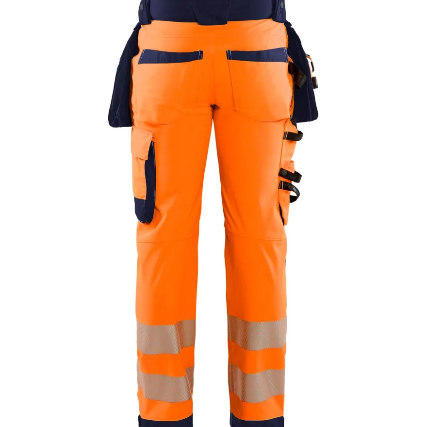 Softshell-riipputaskuhousut Blåkläder 1820 Highvis, polvisuojataskuilla