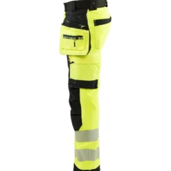 Softshell-riipputaskuhousut Blåkläder 1820 Highvis, polvisuojataskuilla