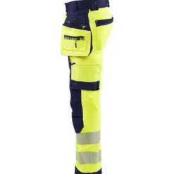 Softshell-riipputaskuhousut Blåkläder 1820 Highvis, polvisuojataskuilla