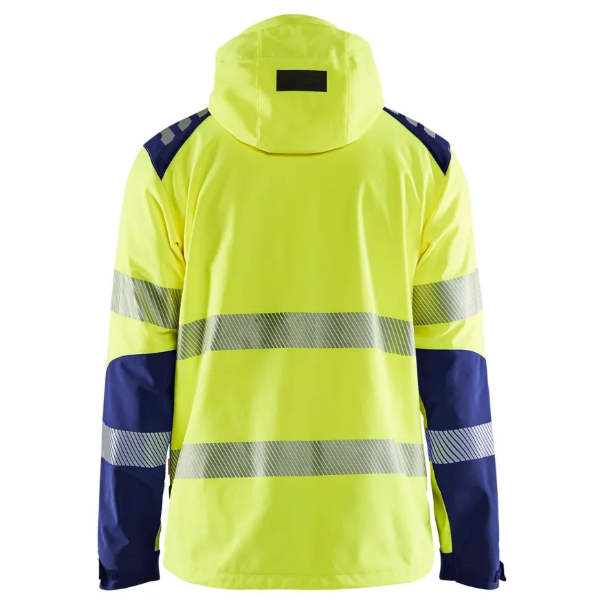 Softshell-takki Blåkläder 4491 Highvis, huomiokeltainen/sininen