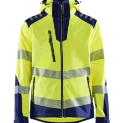 Softshell-takki Blåkläder 4491 Highvis, huomiokeltainen/sininen
