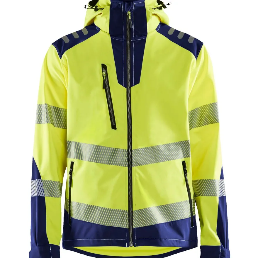 Softshell-takki Blåkläder 4491 Highvis, huomiokeltainen/sininen