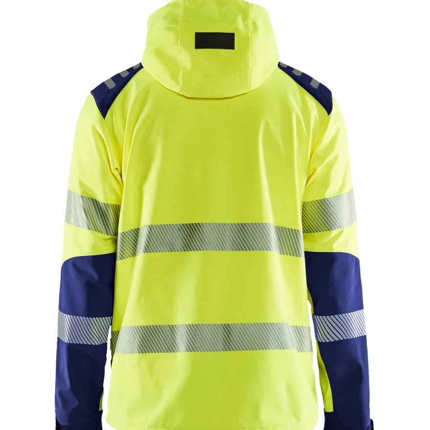 Softshell-takki Blåkläder 4491 Highvis, huomiokeltainen/sininen