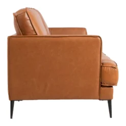 Sohva Home4You Leo 3-istuttava, vaaleanruskea