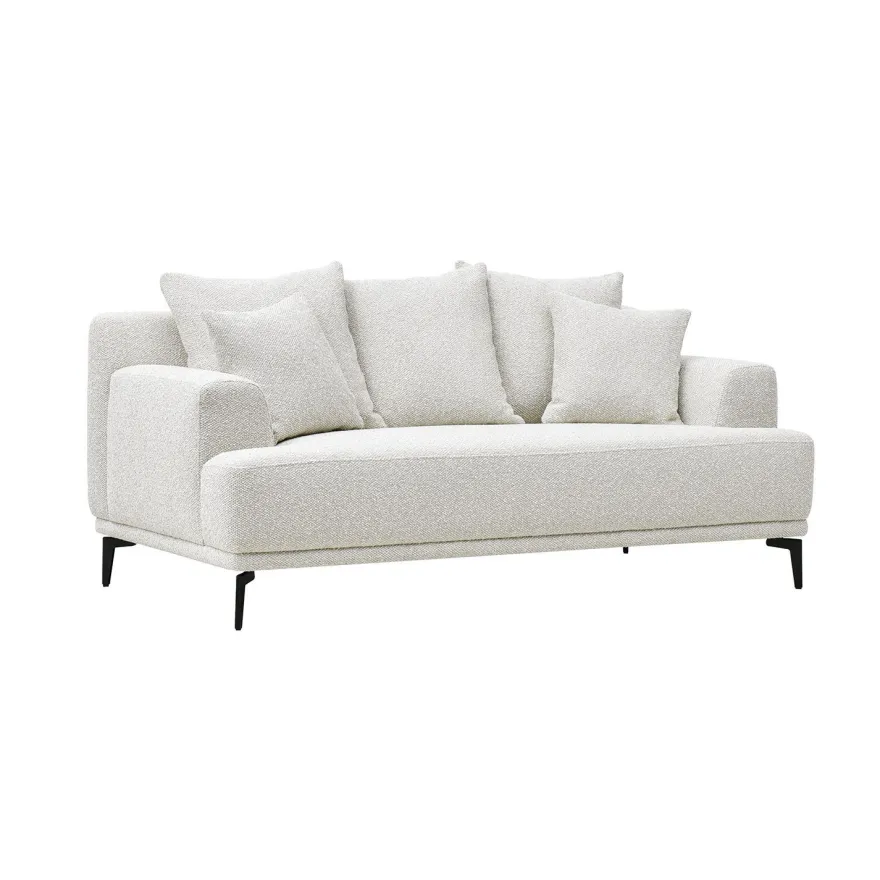 Sohva Home4You Magnolia 2-istuttava, vaaleanbeige